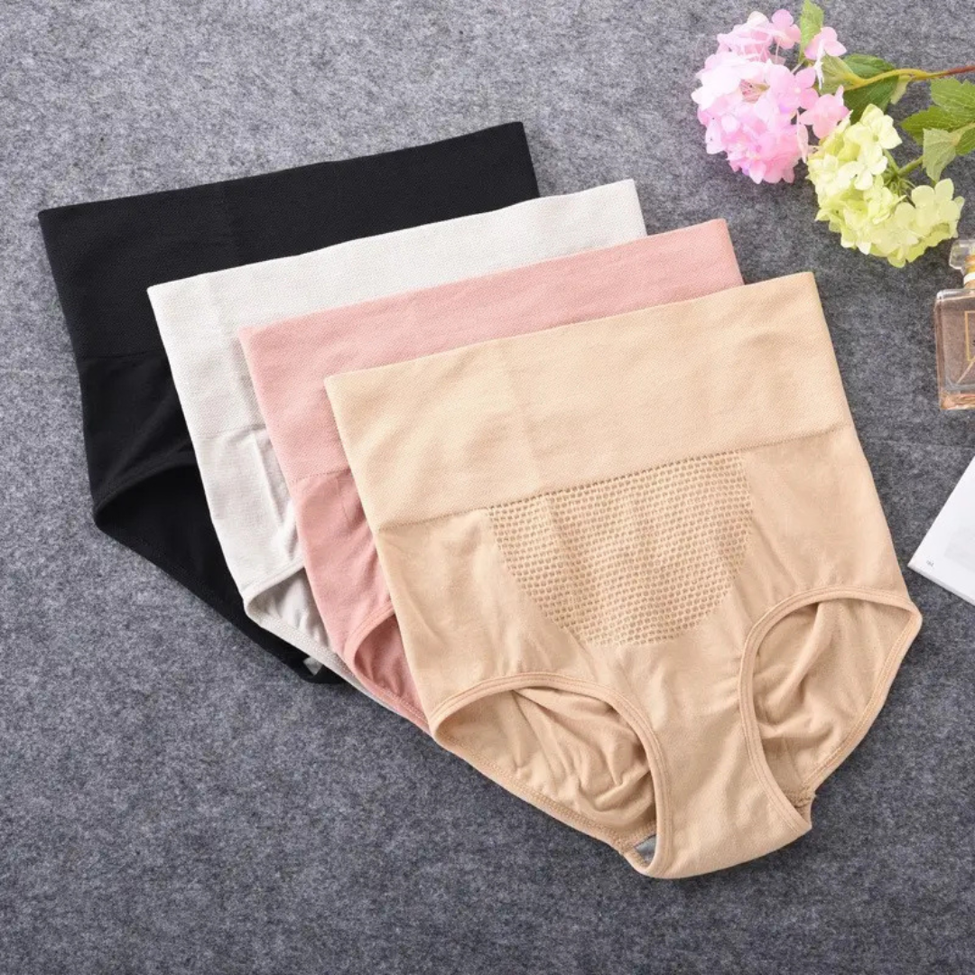 Womens High waisted Tummy Tucking Seamless Underwear