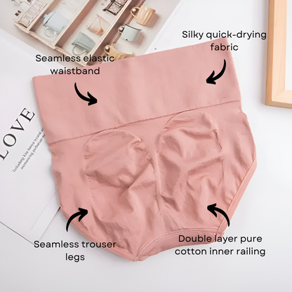 Womens High waisted Tummy Tucking Seamless Underwear